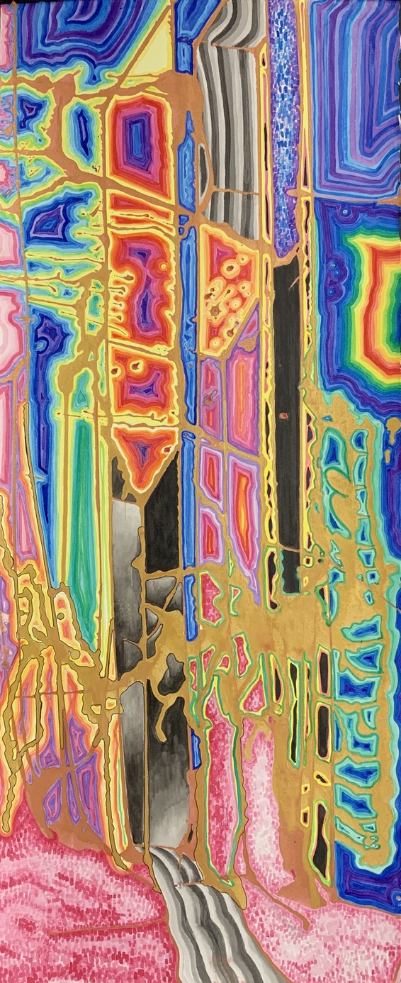Tokyo Night (Failed Experiment) Ink and brush on paper 112 x 38 2026