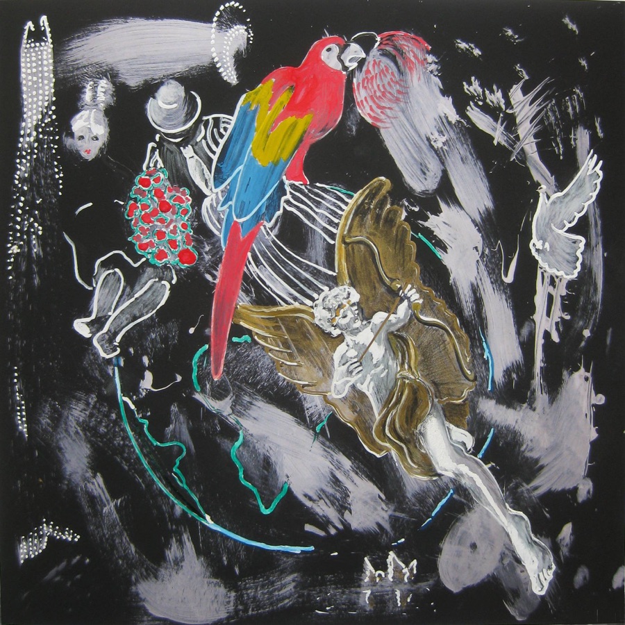 World Wind Love — gouache on paper