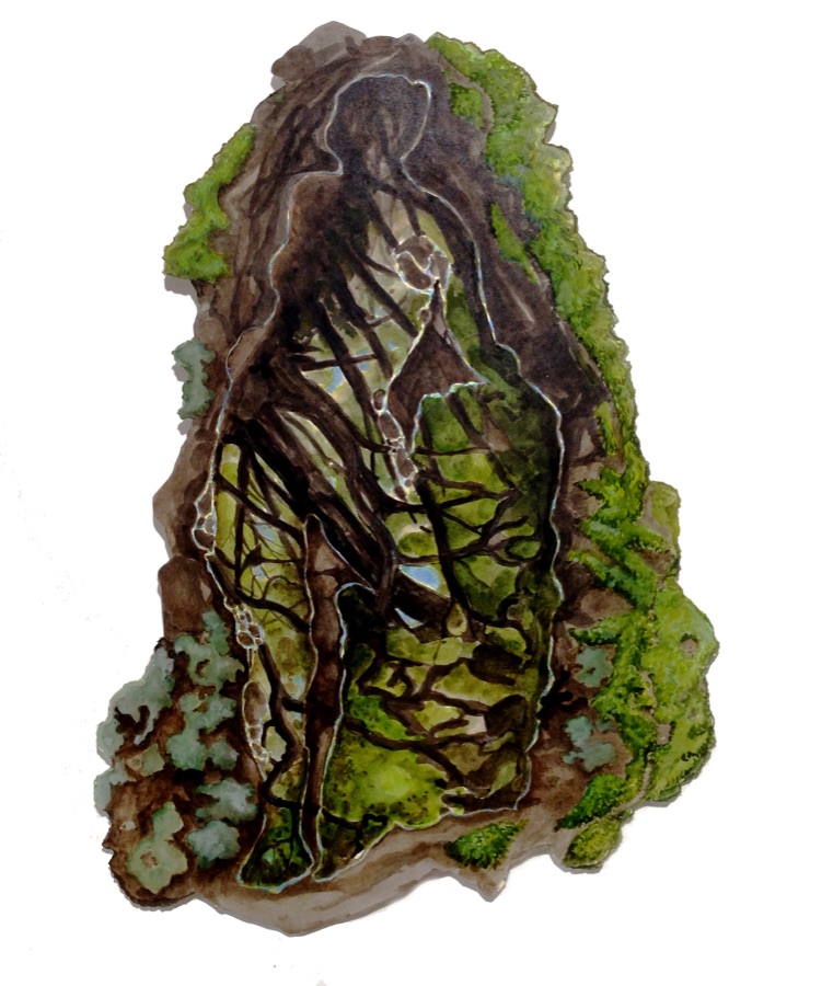 Forest as Figure and Chair — anthropomorphic forest form